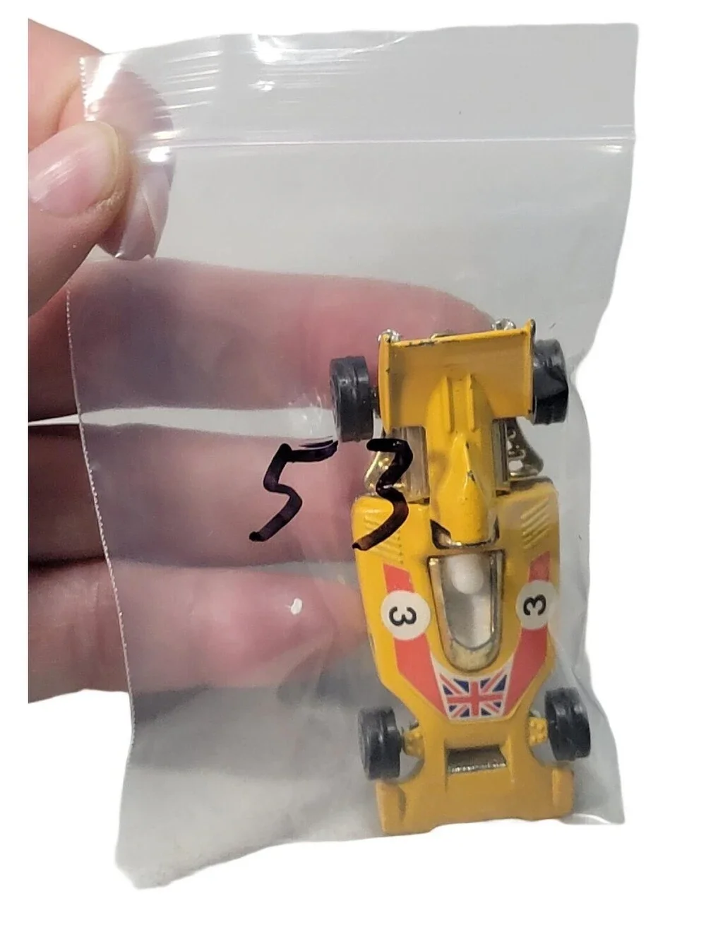Vintage Corgi Juniors Formula 1 Racer #3 Yellow 1973 Made in Great Britain